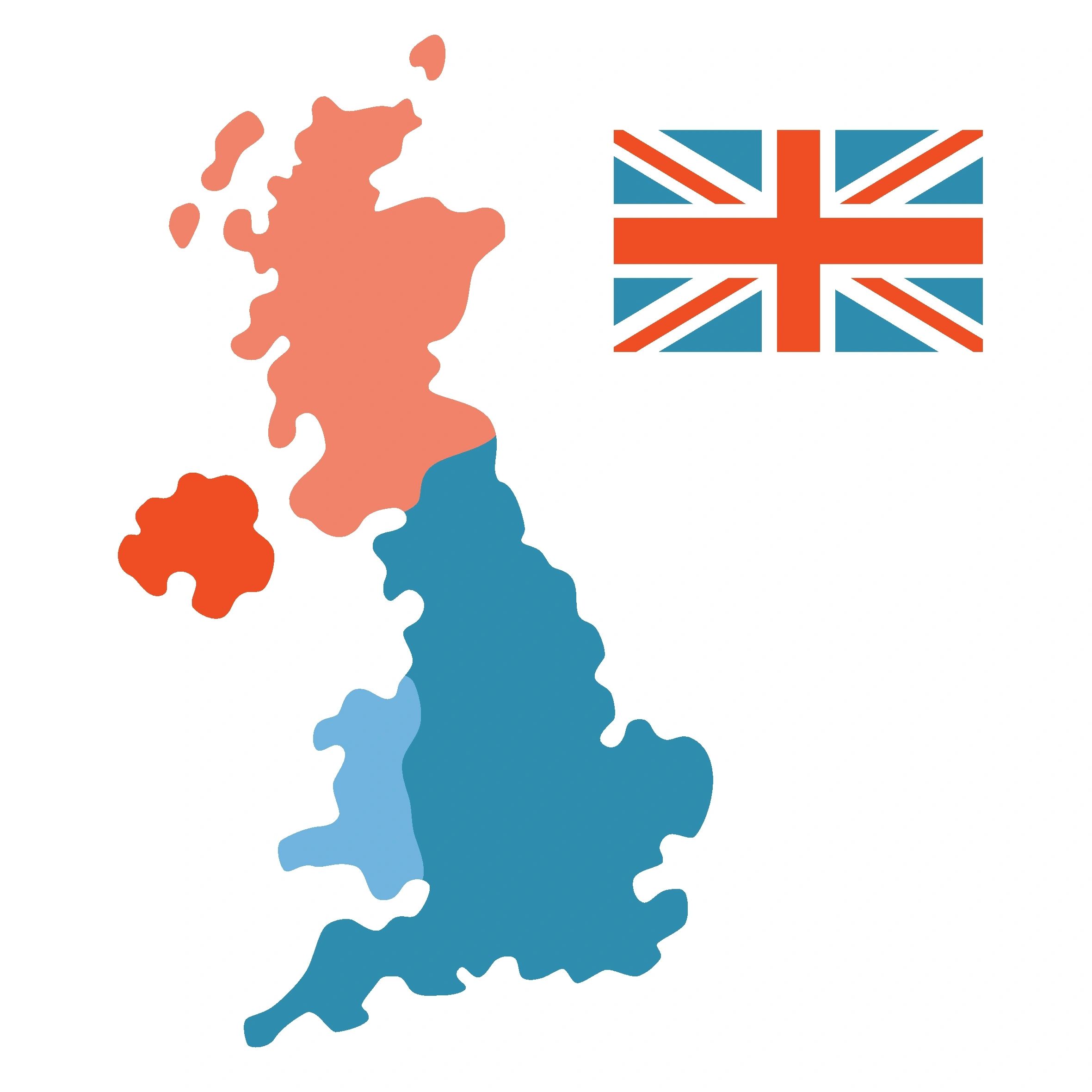 UK-wide service area map